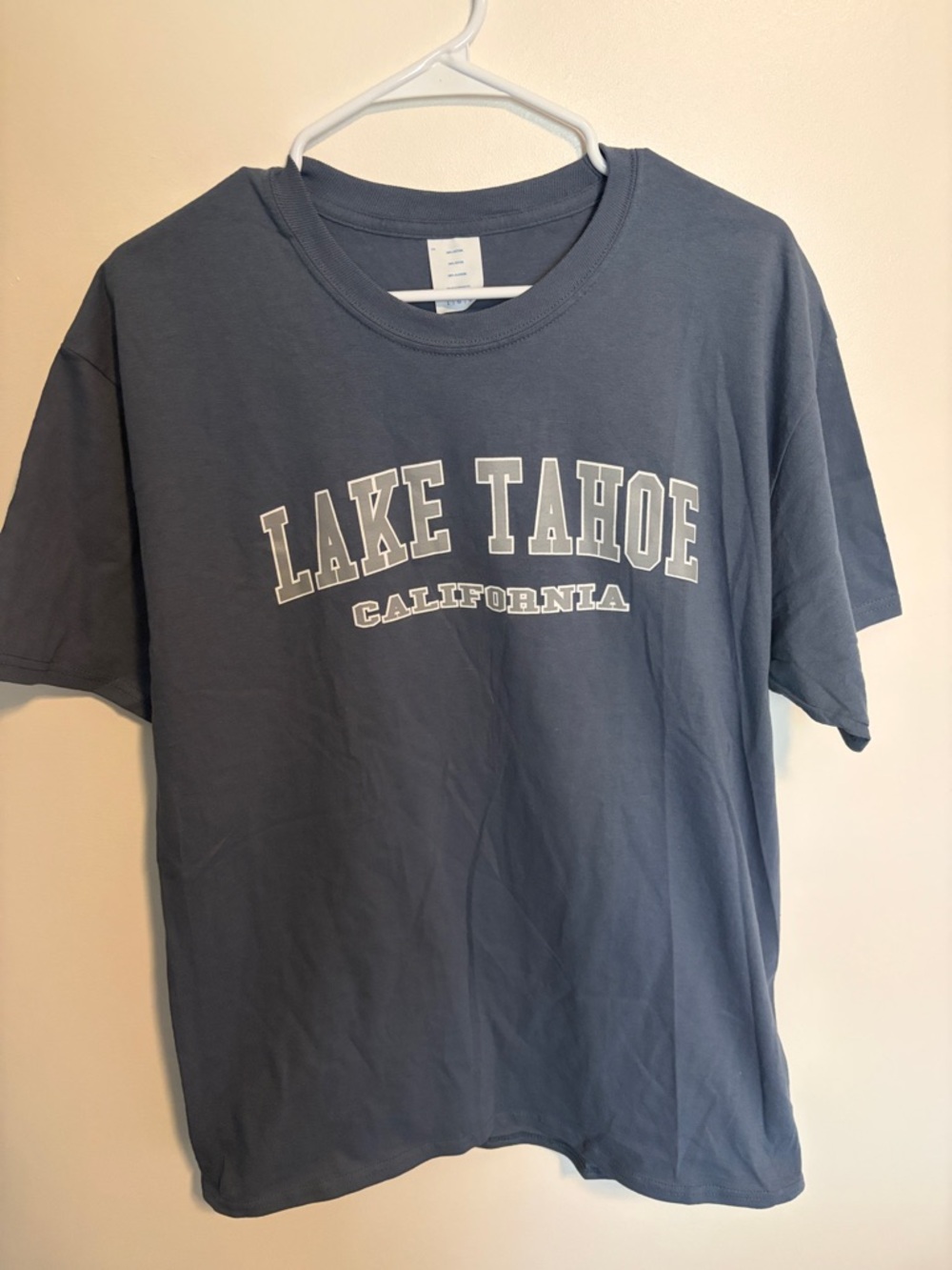 Lake Tahoe California Graphic Tee - Slate Blue
